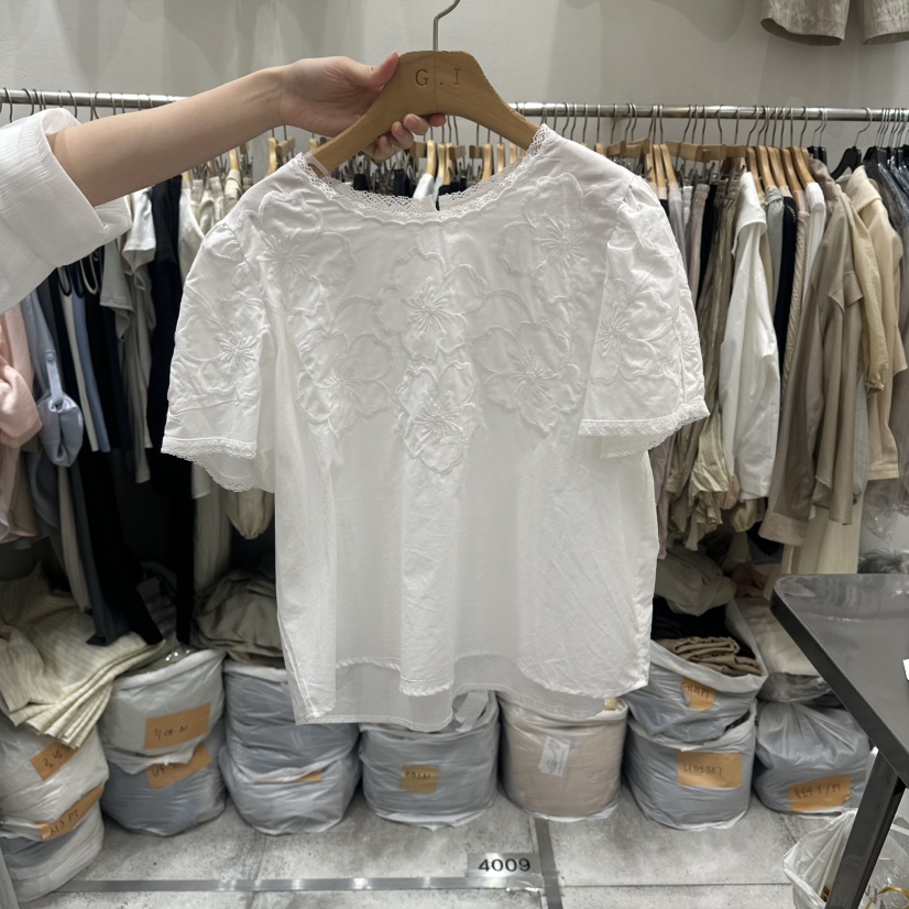 G.I-L韓國直郵女士新款人氣職業休閑時尚26春夏襯衫蕾絲衫G.I-L襯衫/蕾絲衫圖色1