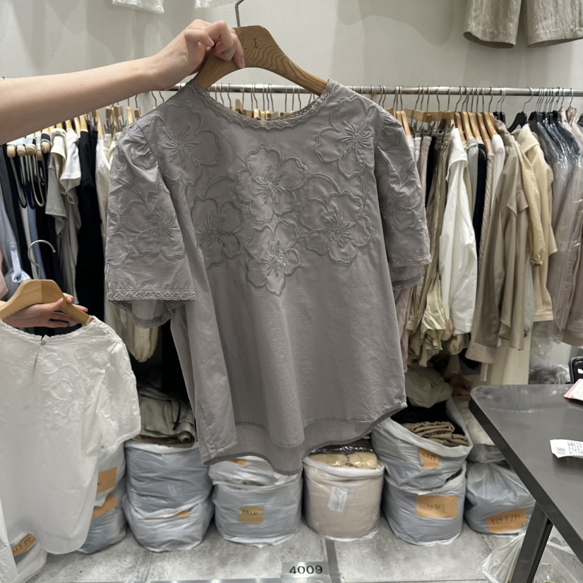 G.I-L韓國直郵女士新款人氣職業休閑時尚26春夏襯衫蕾絲衫G.I-L襯衫/蕾絲衫圖色2