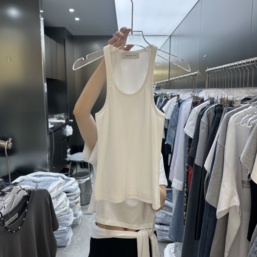 MADCITY/SAGAFURS韓國直郵女士新品熱賣人氣職業吊帶背心MADCITY/SAGAFURS吊帶/背心圖色1