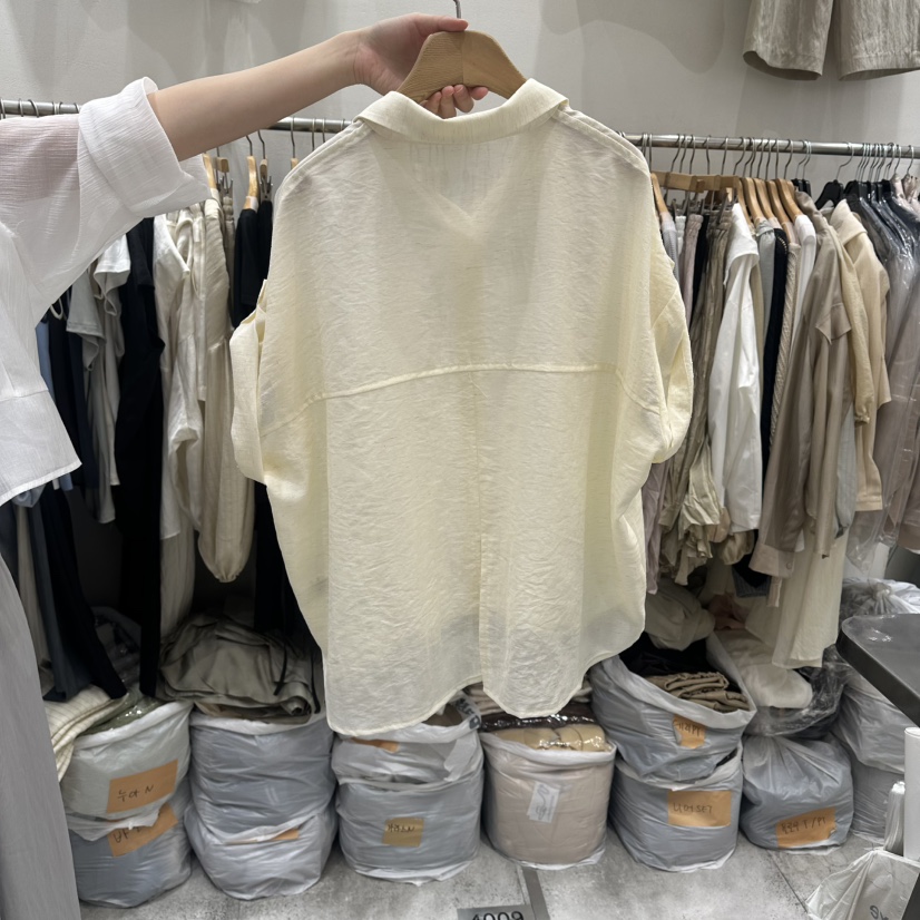 G.I-L韓國東大門代購女士新款休閑時尚熱賣26春夏襯衫蕾絲衫G.I-L襯衫/蕾絲衫