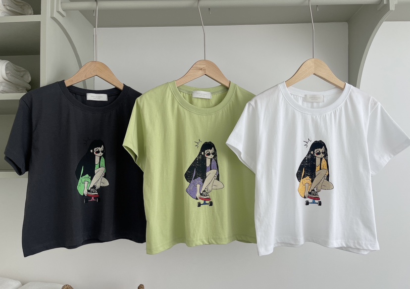 MINIQUEENS韓國東大門代購女士新款休閑時尚推薦人氣熱賣T恤MINIQUEENST恤