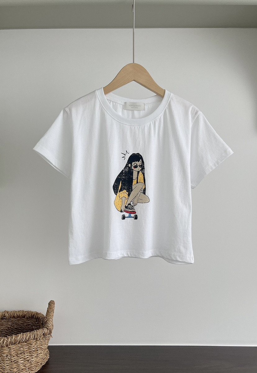 MINIQUEENS韓國東大門代購女士新款休閑時尚推薦人氣熱賣T恤MINIQUEENST恤圖色1