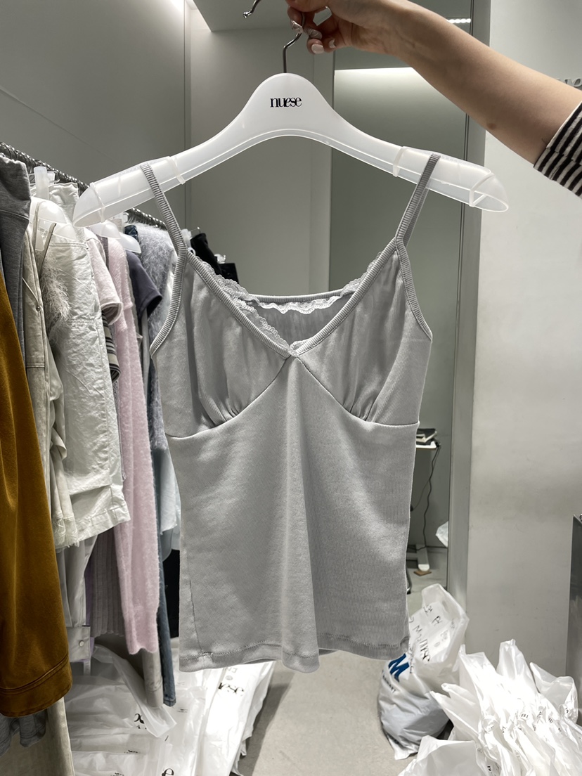 NUESE韓國代購女裝新款26春夏人氣時尚推薦職業熱賣吊帶背心NUESE吊帶/背心圖色2