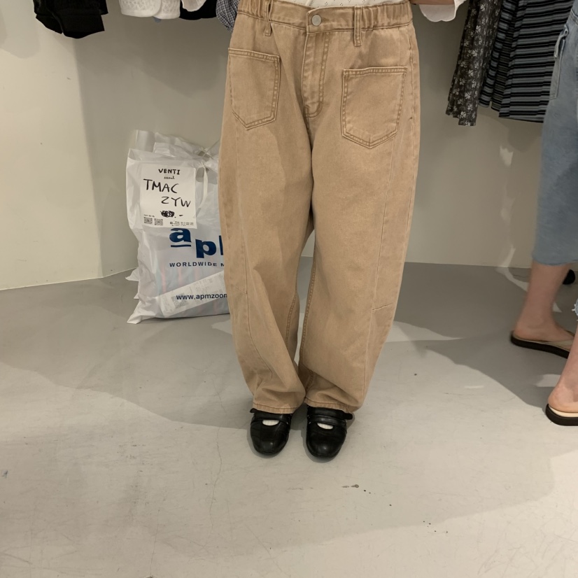 VENTI韓國東大門直郵女裝新款人氣26春夏推薦休閑休閑褲水洗VENTI休閑褲圖色1