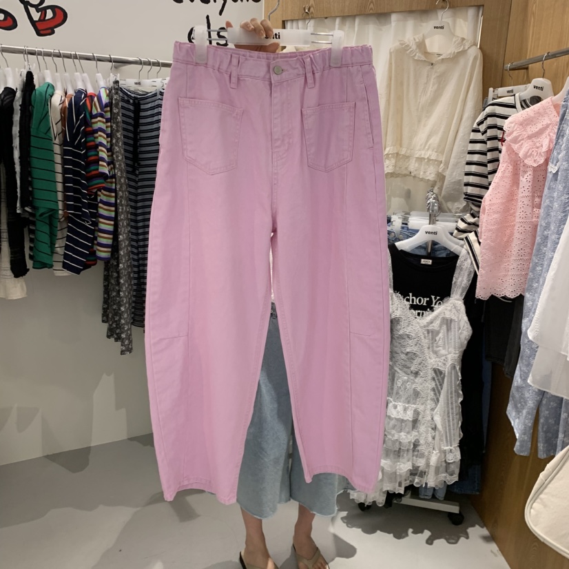 VENTI韓國東大門直郵女裝新款人氣26春夏推薦休閑休閑褲水洗VENTI休閑褲圖色2