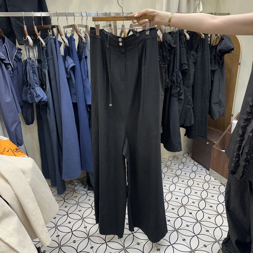 BAMBOLINA韓國代購女士新款26春夏熱賣推薦職業休閑背帶褲BAMBOLINA背帶褲圖色2