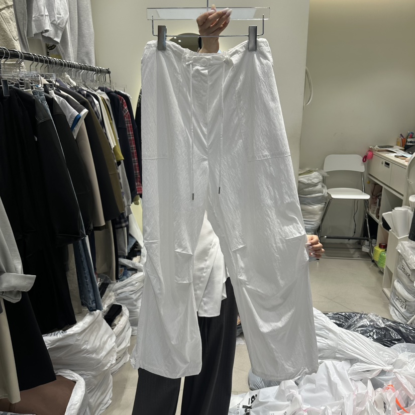 AT THE END韓國東大門代購女士新款職業休閑休閑褲尼龍AT THE END休閑褲圖色1