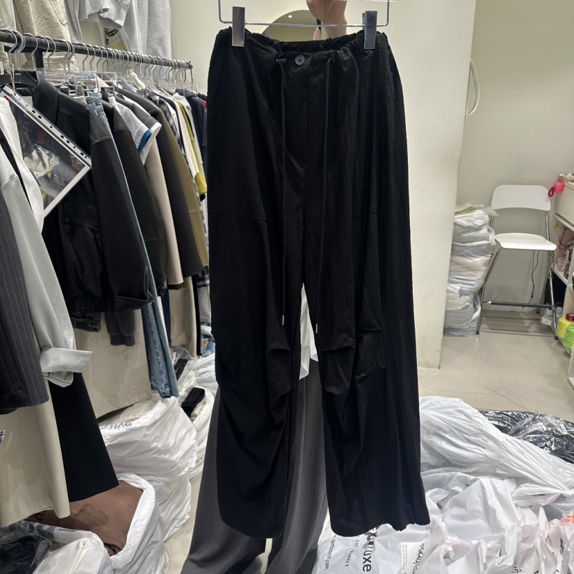 AT THE END韓國東大門代購女士新款職業休閑休閑褲尼龍AT THE END休閑褲圖色3