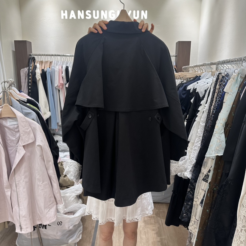 HANSUNGHYUN韓國直郵女士新款時尚休閑推薦人氣職業夾克蕾絲HANSUNGHYUN夾克