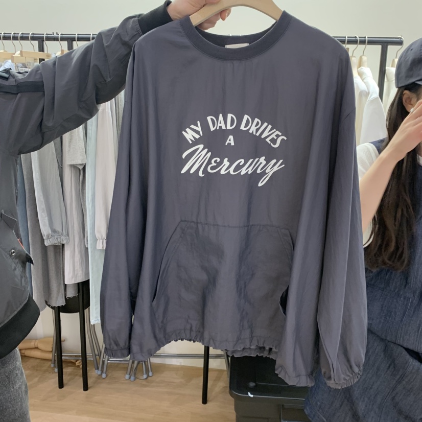 SPAGHETTI韓國直郵女士新款時尚職業休閑熱賣推薦衛衣尼龍spaghetti衛衣圖色3