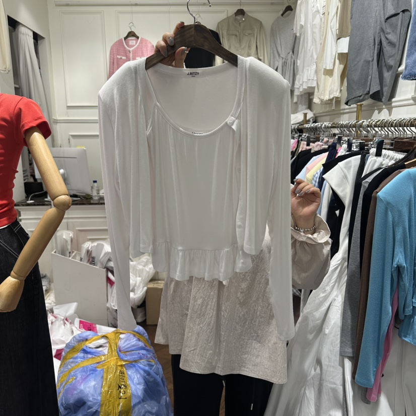 J.RITZY韓國代購女士新款時尚26春夏職業休閑熱賣套裝套裝J.RITZY套裝圖色1