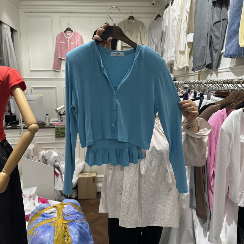 J.RITZY韓國代購女士新款時尚26春夏職業休閑熱賣套裝套裝J.RITZY套裝圖色2