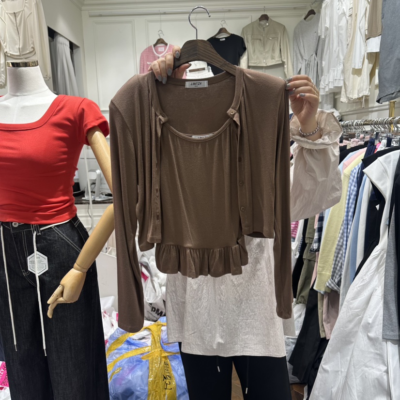 J.RITZY韓國代購女士新款時尚26春夏職業休閑熱賣套裝套裝J.RITZY套裝圖色4