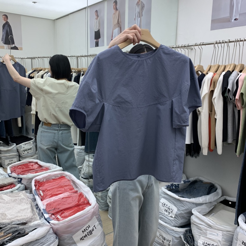 MOI-A韓國代購女士新款人氣休閑26春夏熱賣職業襯衫蕾絲衫MOI-A襯衫/蕾絲衫圖色2