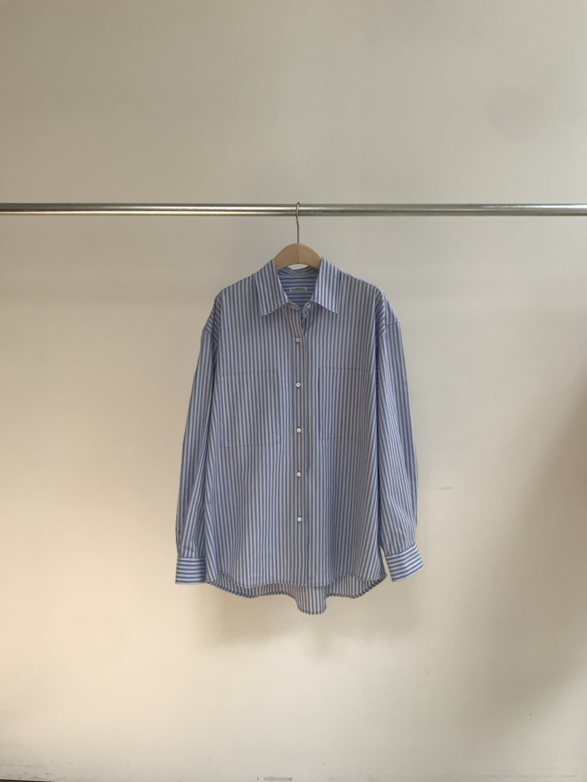 TAFFETA/MURET韓國東大門代購女裝新款時尚襯衫蕾絲衫條紋TAFFETA/MURET襯衫/蕾絲衫圖色2