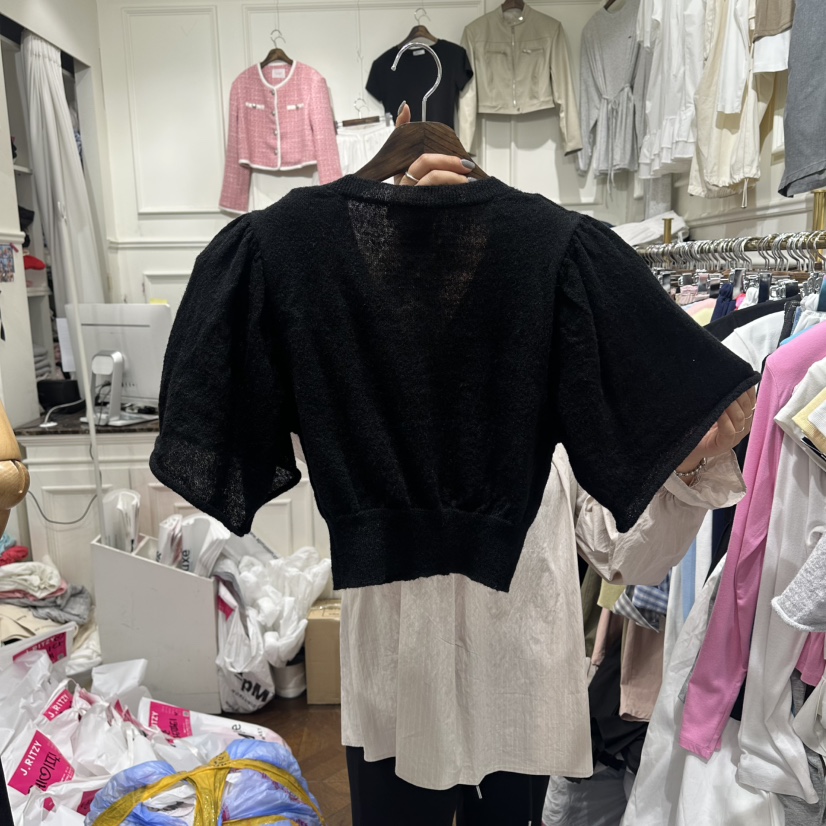 J.RITZY韓國直郵實拍女裝新品推薦26春夏休閑職業針織衫J.RITZY針織衫