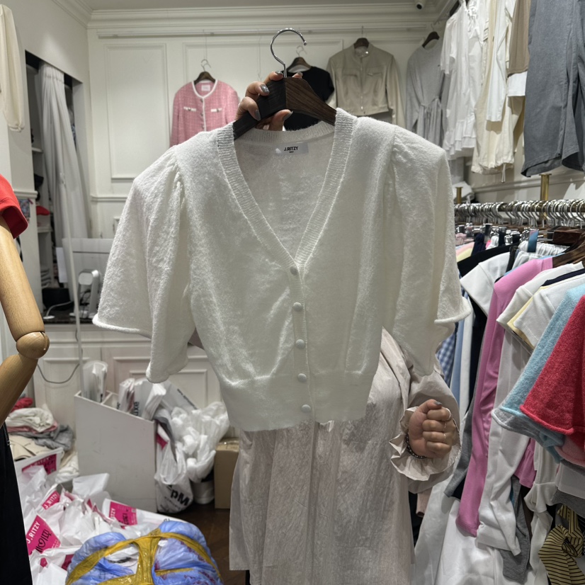 J.RITZY韓國直郵實拍女裝新品推薦26春夏休閑職業針織衫J.RITZY針織衫圖色1