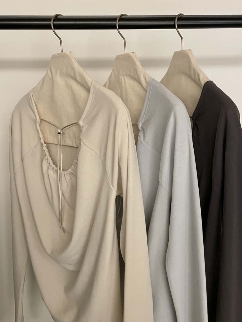 BOLD-A韓國直郵女士新品熱賣推薦時尚人氣26春夏長袖T恤U領RE BOLD長袖T恤