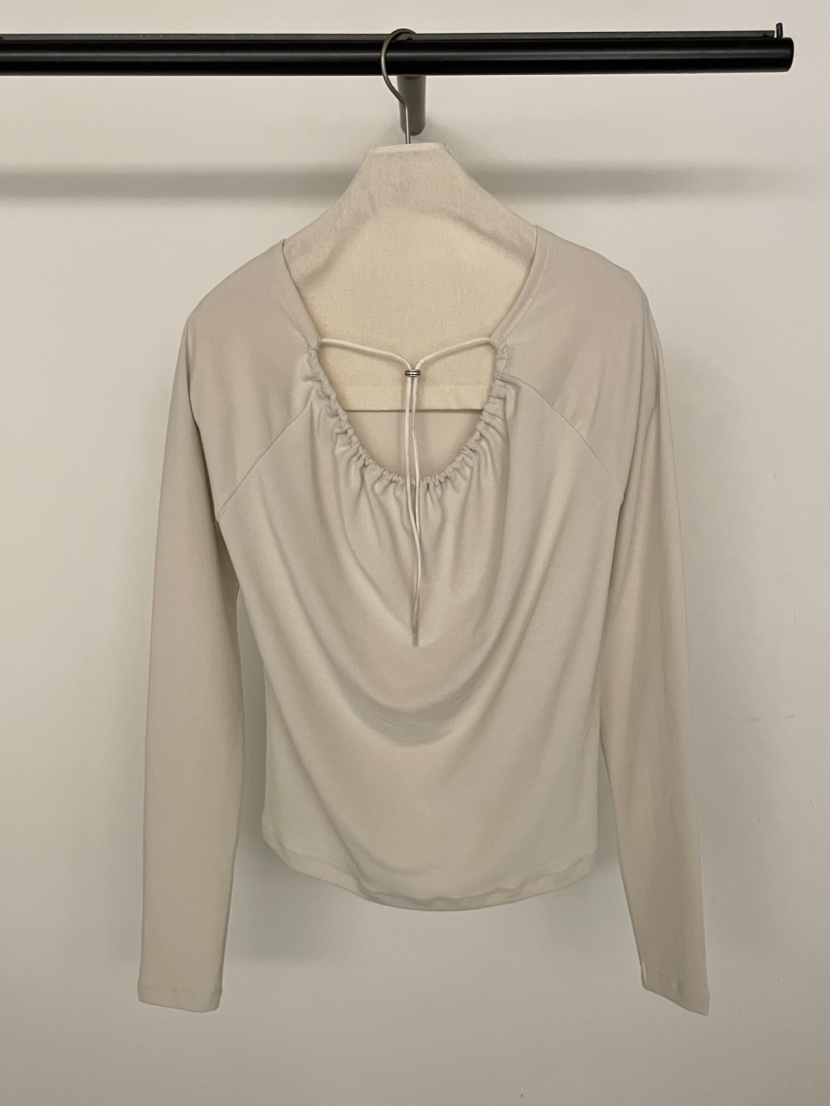 BOLD-A韓國直郵女士新品熱賣推薦時尚人氣26春夏長袖T恤U領RE BOLD長袖T恤圖色1