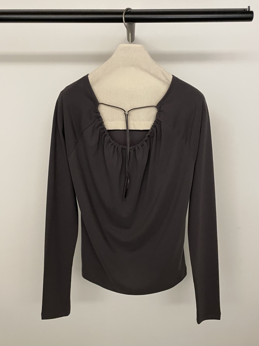 BOLD-A韓國直郵女士新品熱賣推薦時尚人氣26春夏長袖T恤U領RE BOLD長袖T恤圖色2