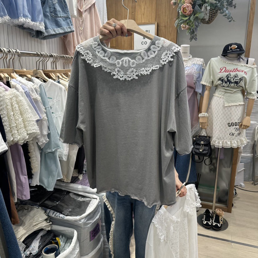 MARI CO韓國直郵實拍女士新品時尚職業推薦26春夏休閑T恤MARI COT恤