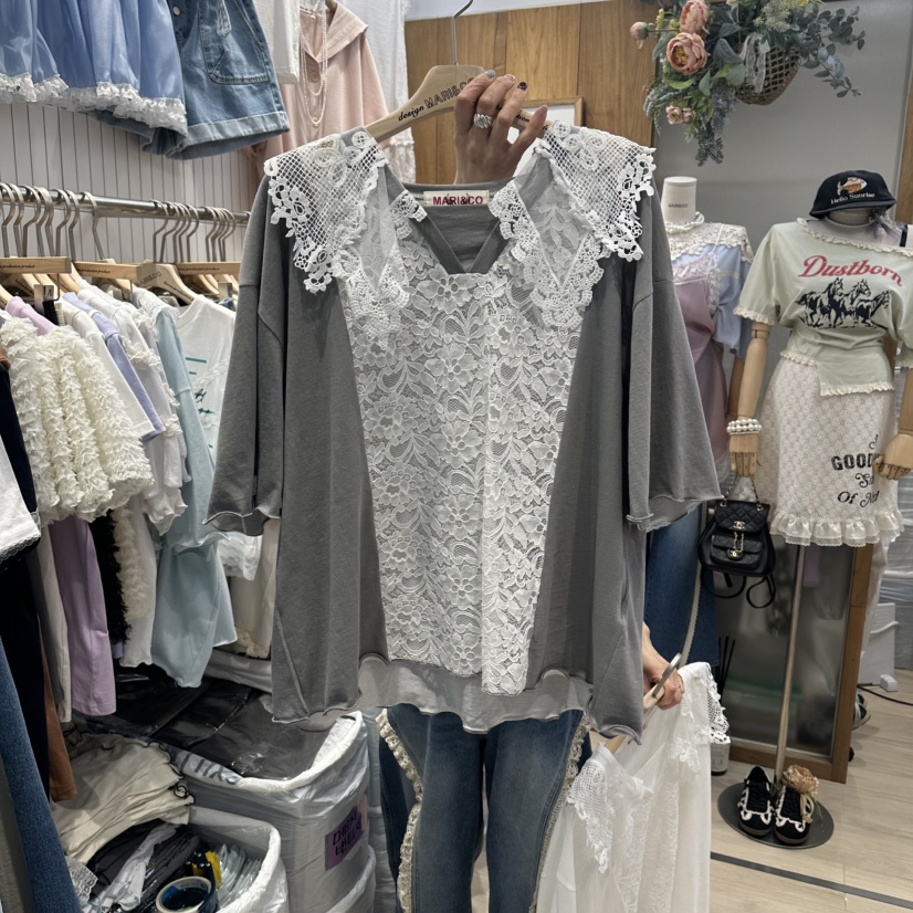 MARI CO韓國直郵實拍女士新品時尚職業推薦26春夏休閑T恤MARI COT恤圖色3