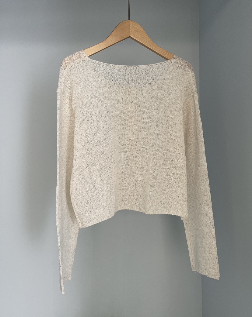 MINIQUEENS韓國直郵女士新品人氣休閑熱賣時尚針織衫亞麻布MINIQUEENS針織衫