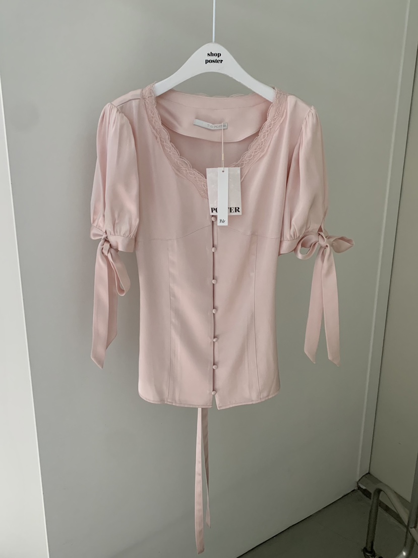 SHOP POSTER韓國東大門直郵女裝新品推薦人氣襯衫蕾絲衫SHOP_POSTER襯衫/蕾絲衫圖色1