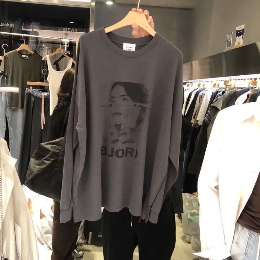 BANY ANCO韓國東大門代購女裝新款推薦時尚26春夏長袖T恤水洗BANY ANCO長袖T恤圖色2