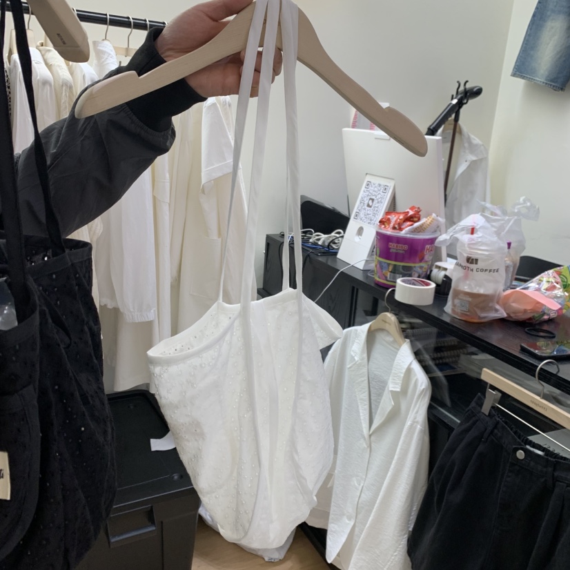 SPAGHETTI韓國代購女士新品時尚人氣熱賣休閑單肩斜跨包蕾絲spaghetti單肩/斜跨包圖色1