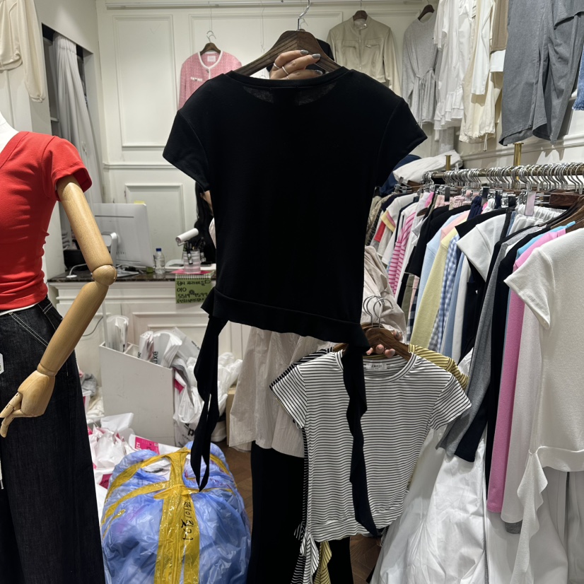 J.RITZY韓國直郵實拍女士新品人氣職業休閑熱賣T恤荷葉邊J.RITZYT恤