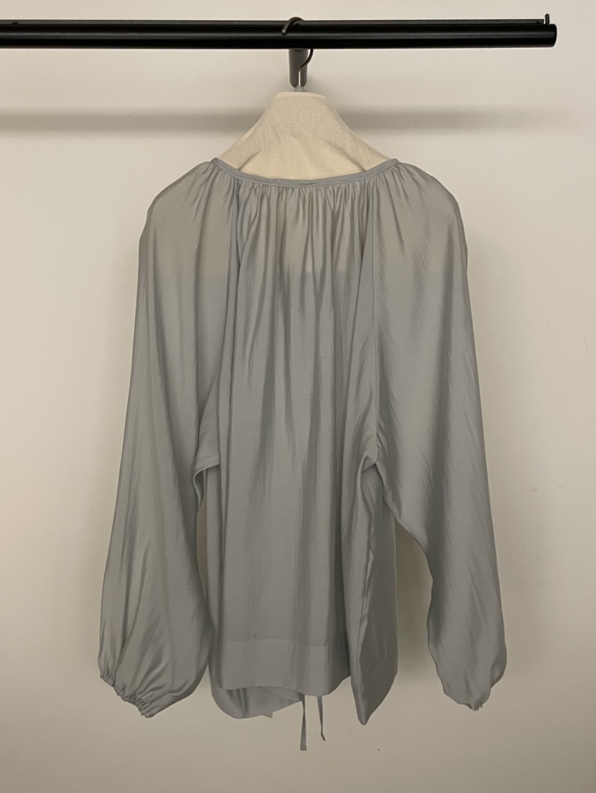 BOLD-A韓國東大門直郵女士新品時尚休閑襯衫蕾絲衫含腰繩RE BOLD襯衫/蕾絲衫