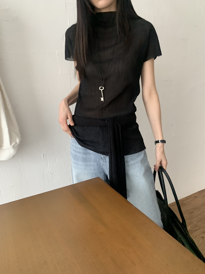 TRUE韓國直郵女裝新款26春夏休閑職業推薦時尚套裝含脖帶TRUE套裝