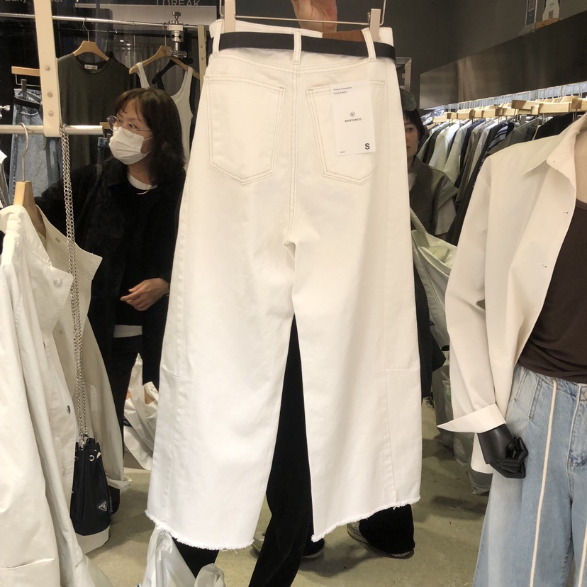 BANY ANCO韓國東大門直郵女裝新款職業休閑褲不含腰帶棉BANY ANCO休閑褲