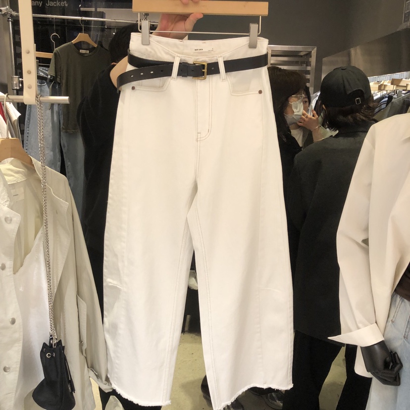 BANY ANCO韓國東大門直郵女裝新款職業休閑褲不含腰帶棉BANY ANCO休閑褲圖色1