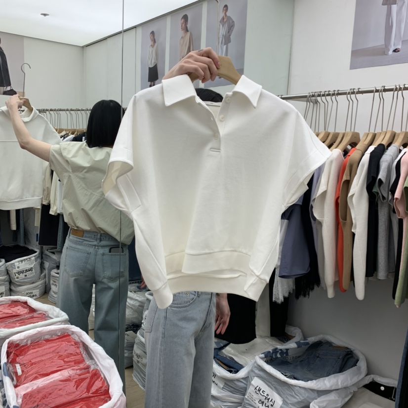 MOI-A韓國直郵實拍女裝新款人氣休閑推薦時尚26春夏熱賣T恤MOI-AT恤圖色1