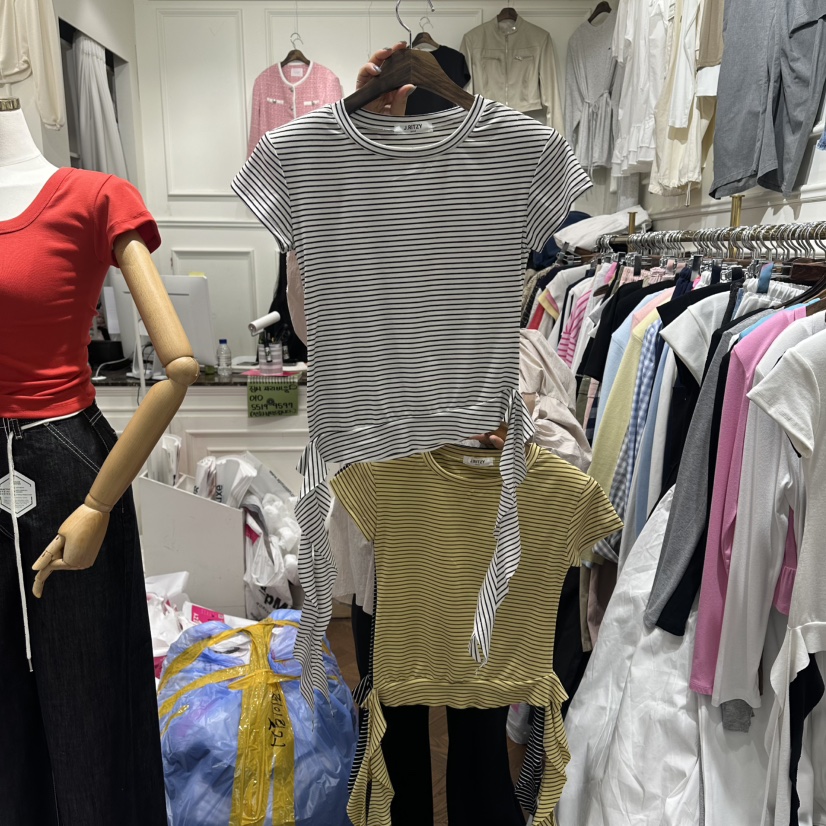 J.RITZY韓國代購女裝新款人氣熱賣26春夏休閑職業推薦T恤J.RITZYT恤圖色1