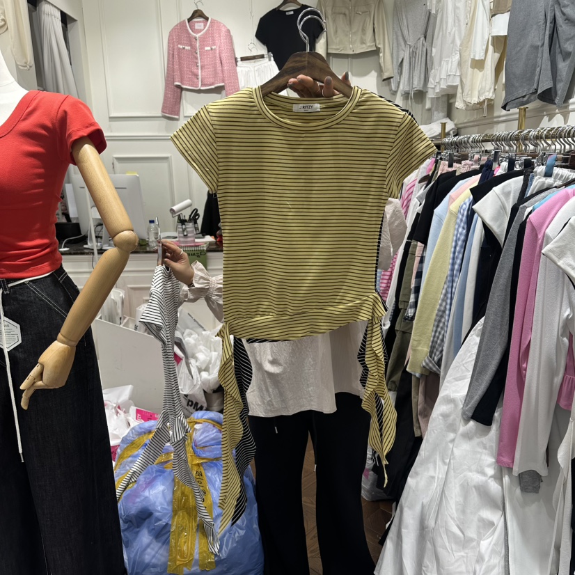 J.RITZY韓國代購女裝新款人氣熱賣26春夏休閑職業推薦T恤J.RITZYT恤圖色2
