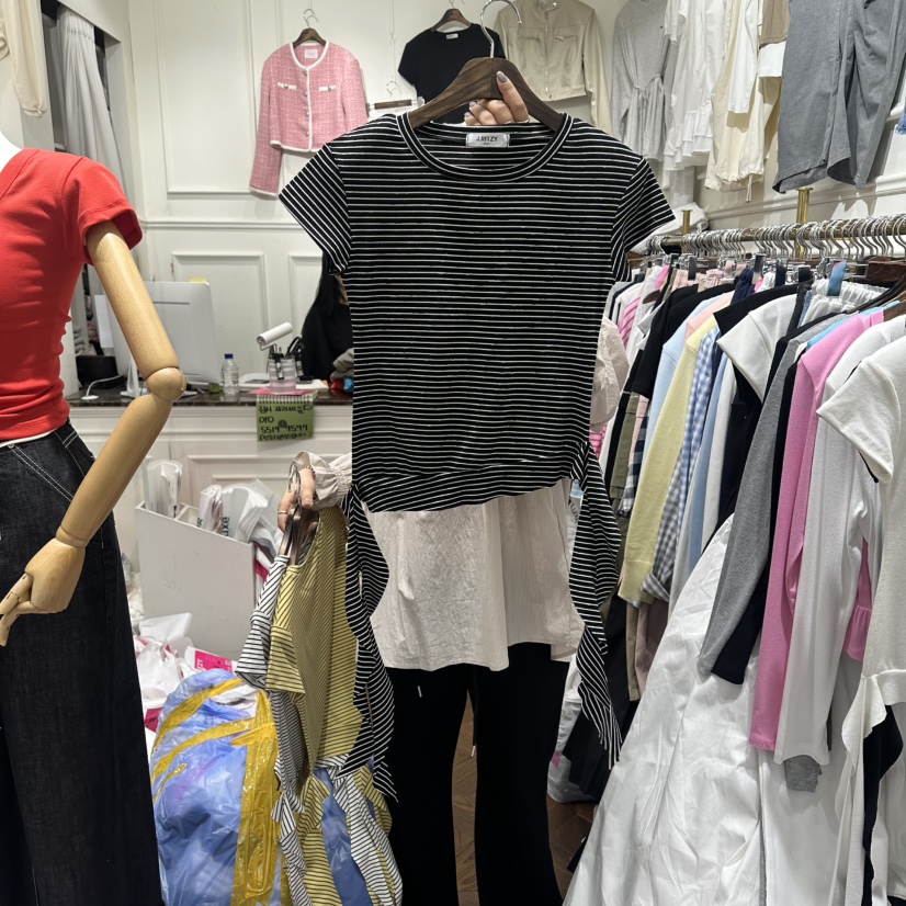 J.RITZY韓國代購女裝新款人氣熱賣26春夏休閑職業推薦T恤J.RITZYT恤圖色3