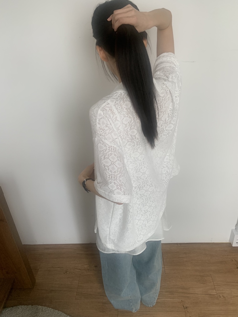 TRUE韓國直郵實拍女士新品推薦職業26春夏人氣襯衫蕾絲衫TRUE襯衫/蕾絲衫