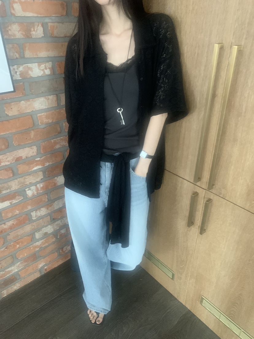 TRUE韓國直郵實拍女士新品推薦職業26春夏人氣襯衫蕾絲衫TRUE襯衫/蕾絲衫