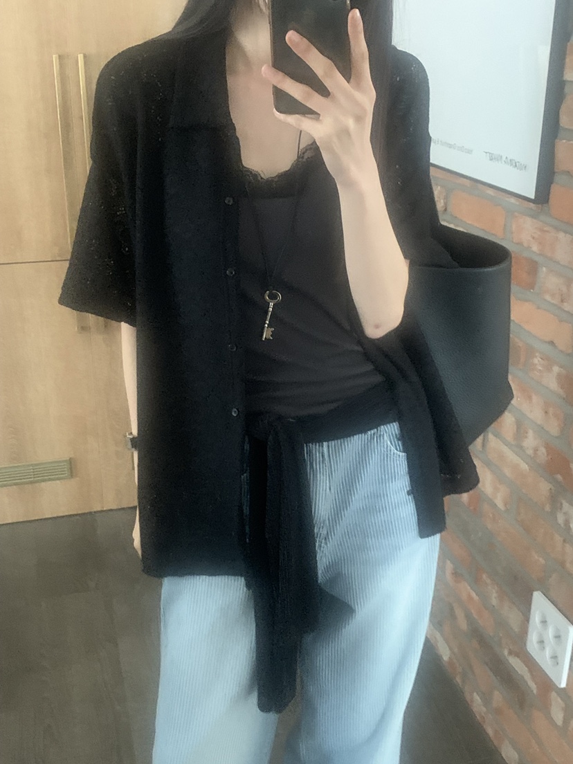 TRUE韓國直郵實拍女士新品推薦職業26春夏人氣襯衫蕾絲衫TRUE襯衫/蕾絲衫