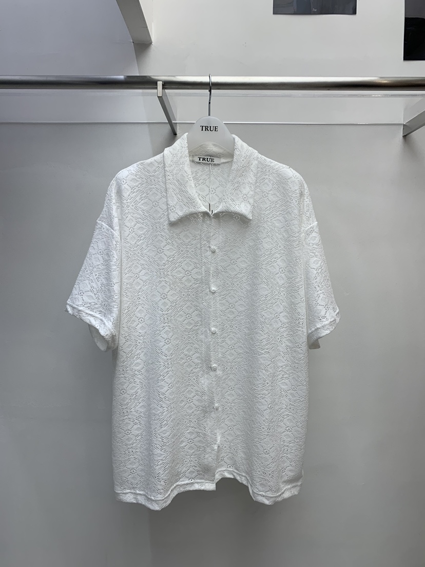 TRUE韓國直郵實拍女士新品推薦職業26春夏人氣襯衫蕾絲衫TRUE襯衫/蕾絲衫圖色1