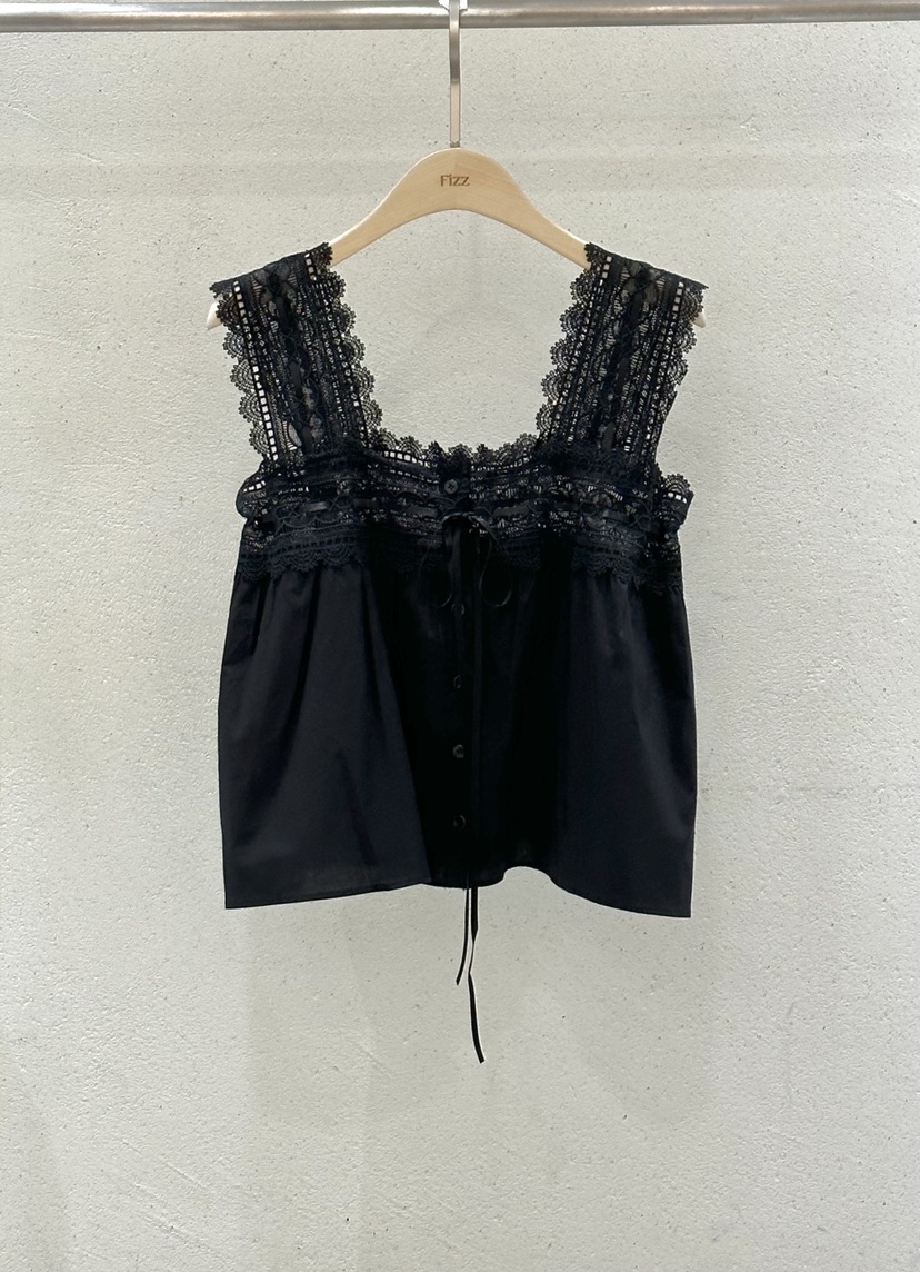 FIZZ韓國東大門代購女士新品休閑熱賣人氣26春夏吊帶背心蕾絲FIZZ吊帶/背心圖色2