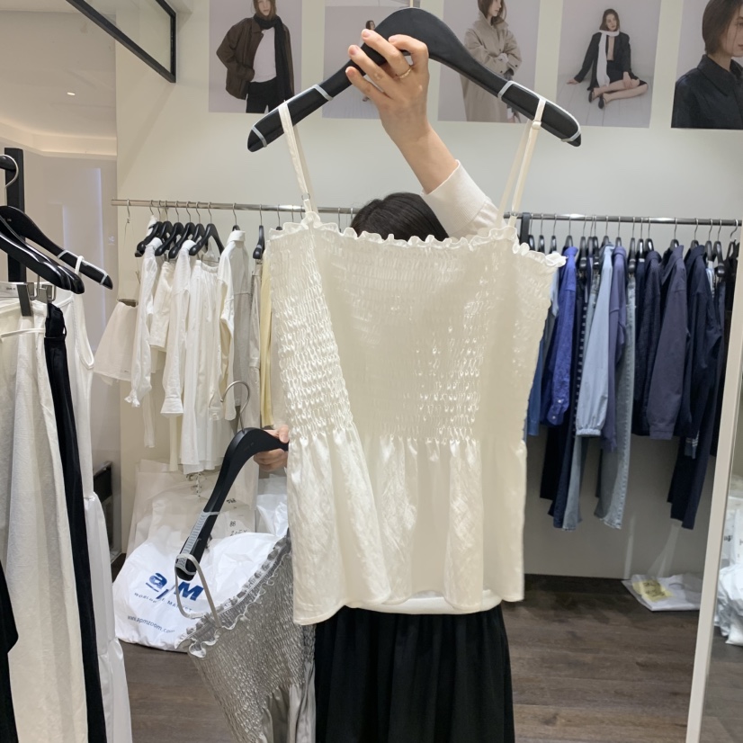 OURIN/THIS IS韓國直郵女士新款休閑職業熱賣26春夏吊帶背心OURIN/THIS IS吊帶/背心