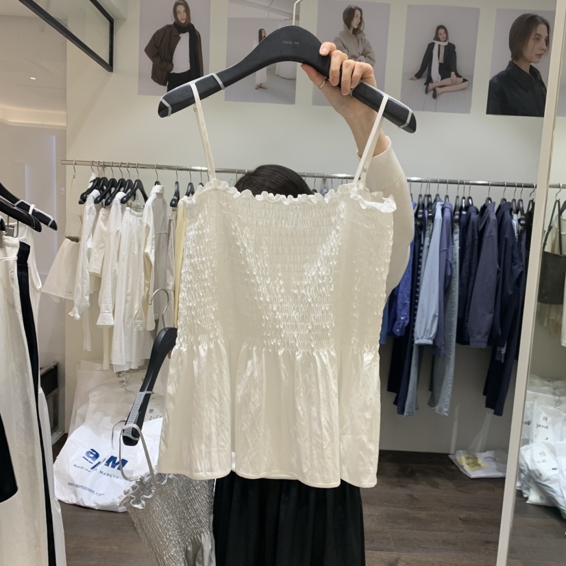 OURIN/THIS IS韓國直郵女士新款休閑職業熱賣26春夏吊帶背心OURIN/THIS IS吊帶/背心圖色1