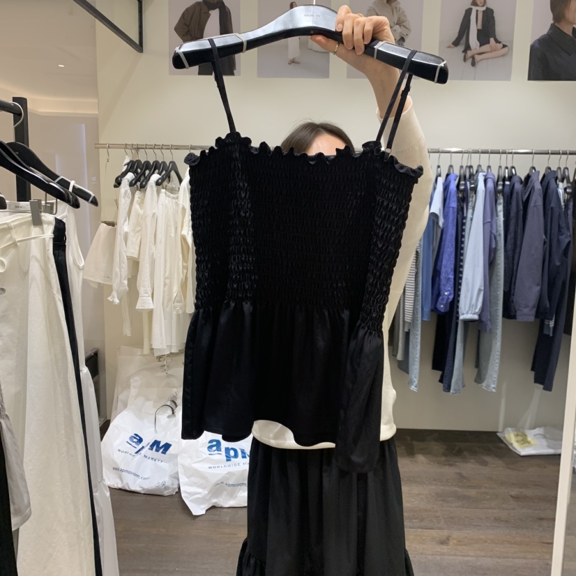 OURIN/THIS IS韓國直郵女士新款休閑職業熱賣26春夏吊帶背心OURIN/THIS IS吊帶/背心圖色3