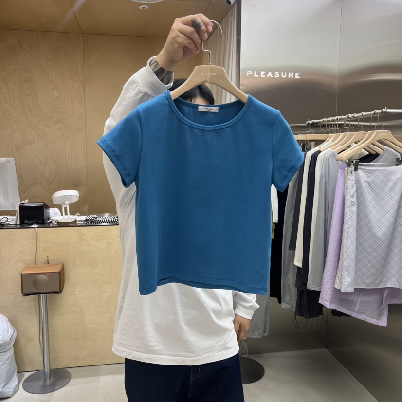 PLEASURE韓國東大門代購女裝新款推薦時尚休閑熱賣人氣T恤PLEASURET恤圖色4