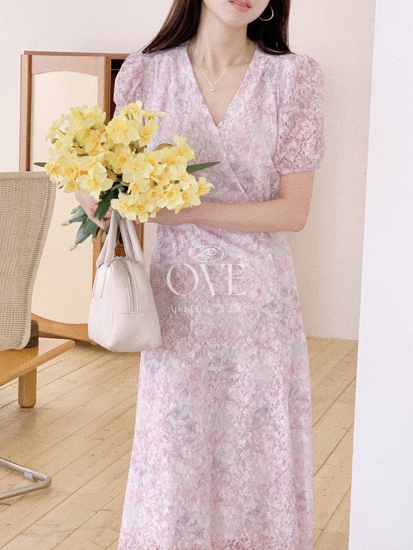 OVE韓國東大門直郵女裝新品熱賣人氣時尚26春夏休閑連衣裙OVE連衣裙