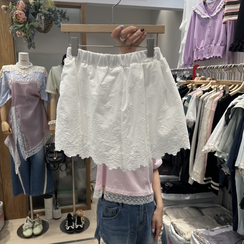 MARI CO韓國直郵女裝新款時尚推薦休閑職業26春夏短褲花朵MARI CO短褲